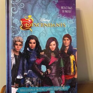 Disney Descendants hard cover book novelization of the Disney channel movie